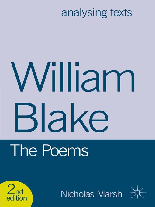 Title details for William Blake by Nicholas Marsh - Wait list